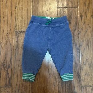 Baby Boden Blue Jogger Sweatpants Star Patch Size 6–12M
